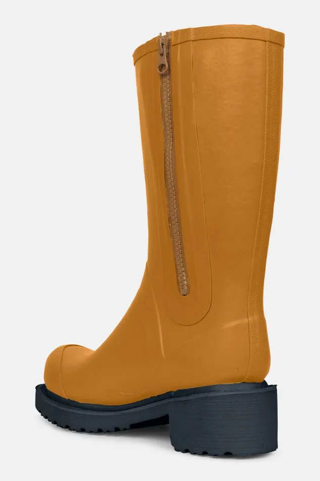 Ilse Jacobsen 34 Rubber Boots With Zip 8211 Dijon Women Rainboots Medium