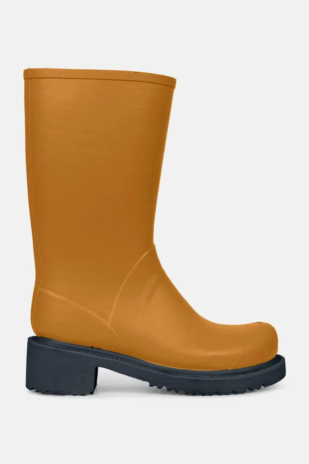 Ilse Jacobsen 34 Rubber Boots With Zip 8211 Dijon Women Rainboots Medium