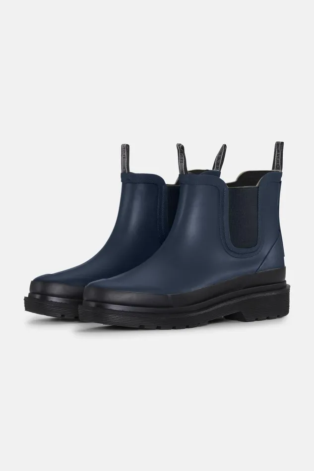 Ilse Jacobsen Chelsea Rain 8211 Dark Indigo Women Rainboots Short
