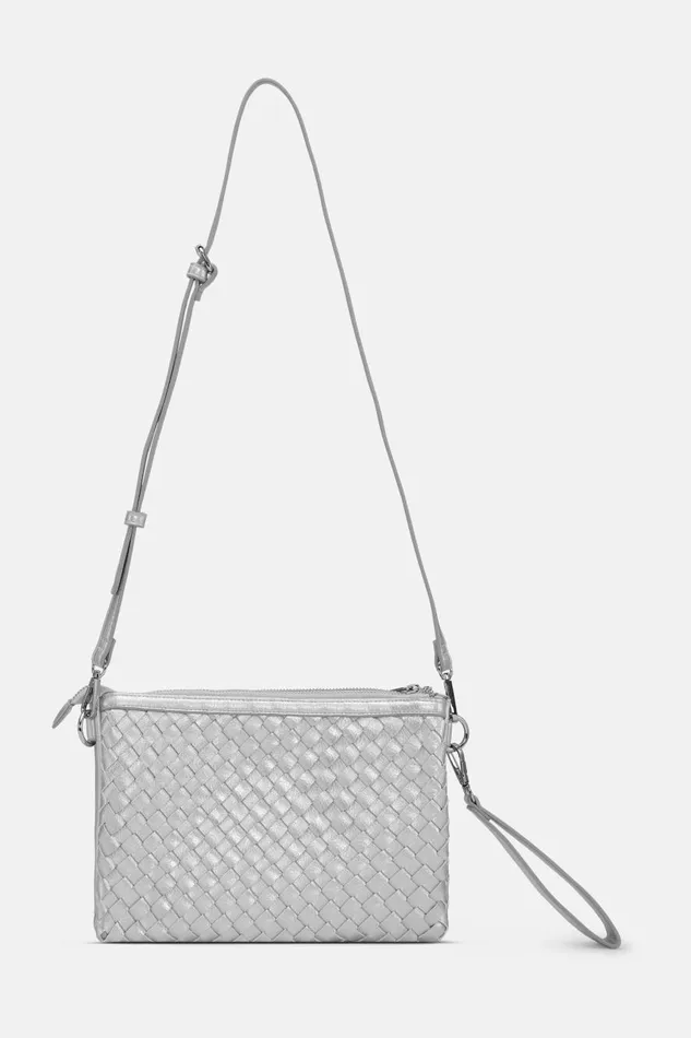 Ilse Jacobsen Crossbody Bag 8211 Silver Women Crossbody Bags