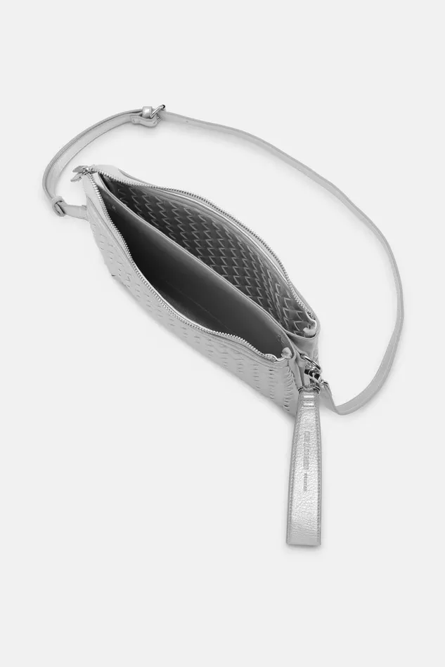 Ilse Jacobsen Crossbody Bag 8211 Silver Women Crossbody Bags
