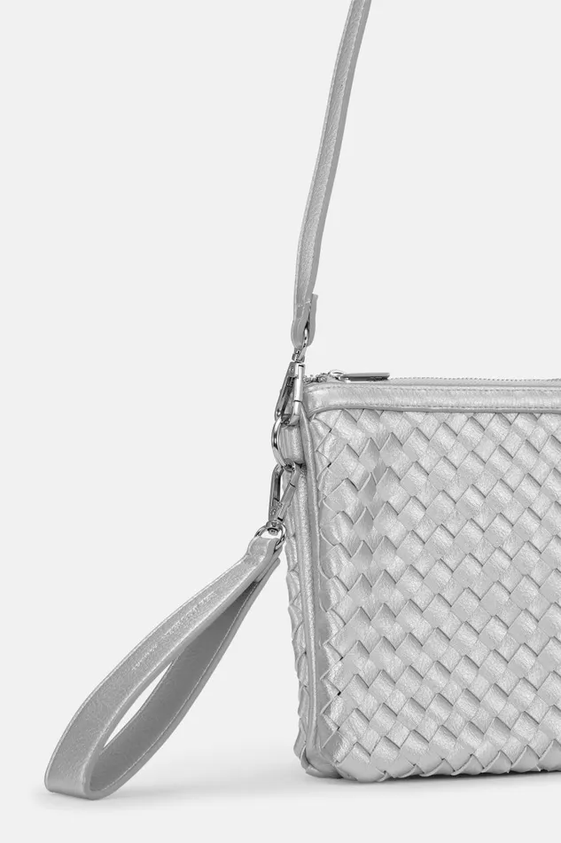 Ilse Jacobsen Crossbody Bag 8211 Silver Women Crossbody Bags