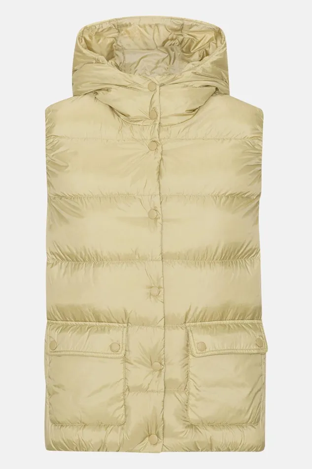 Ilse Jacobsen Down Vest 8211 Olive Grass Women Jackets And Coats