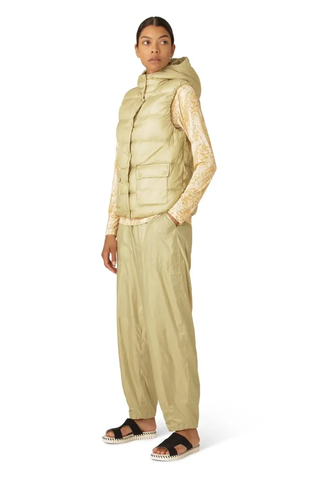 Ilse Jacobsen Down Vest 8211 Olive Grass Women Jackets And Coats