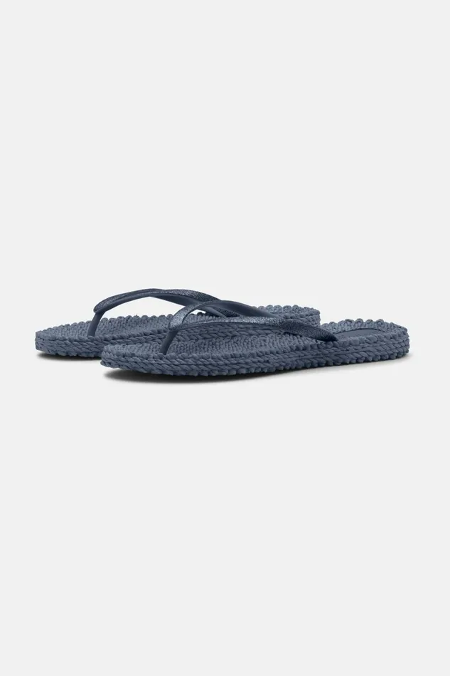 Ilse Jacobsen Flip Flop With Glitter 8211 Indigo Women Flip Flops