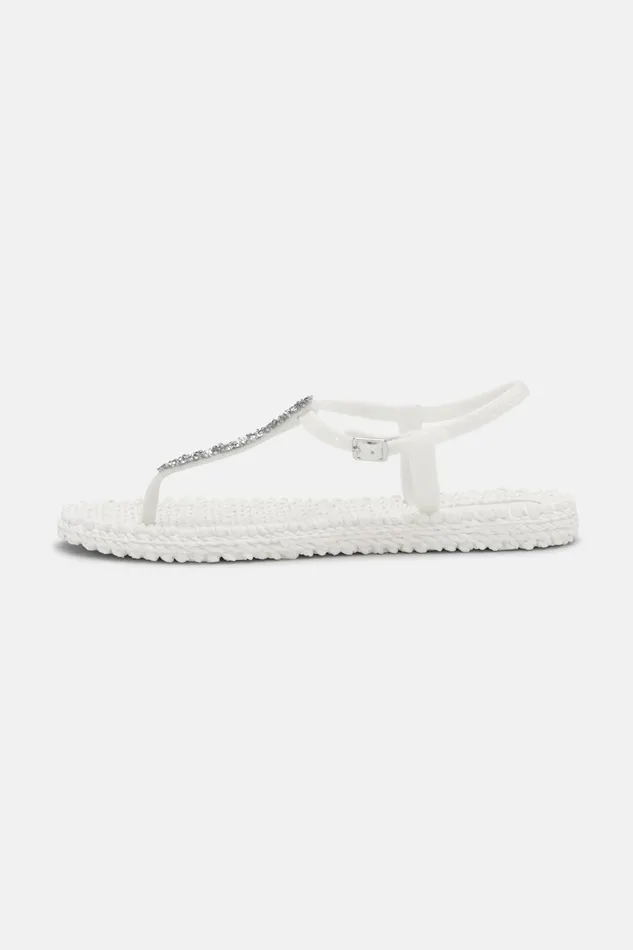 Ilse Jacobsen Flip Flops With Rhinstones 8211 Creme Women Flip Flops Ilse Jacobsen Flip Flops With Rhinstones 8211 Creme Women Flip Flops
