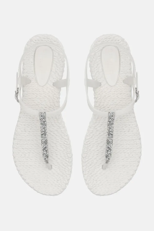 Ilse Jacobsen Flip Flops With Rhinstones 8211 Creme Women Flip Flops Ilse Jacobsen Flip Flops With Rhinstones 8211 Creme Women Flip Flops