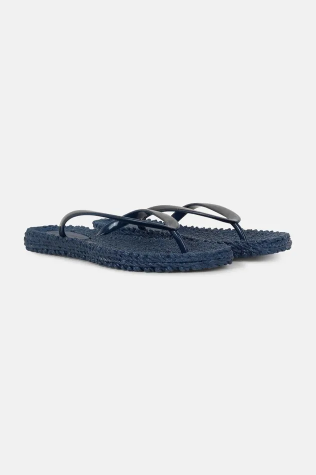 Ilse Jacobsen Metallic Flip Flop 8211 Indigo Women Flip Flops