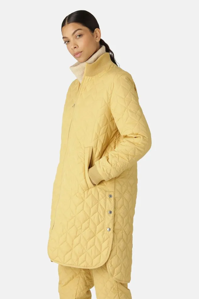 Ilse Jacobsen Padded Quilt Coat 8211 Marigold Women Jackets And Coats
