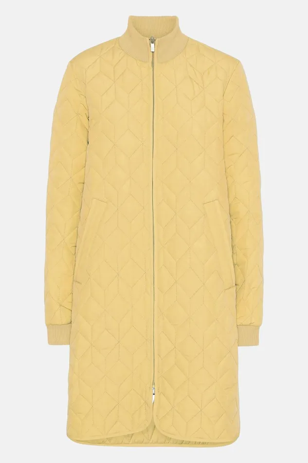 Ilse Jacobsen Padded Quilt Coat 8211 Marigold Women Jackets And Coats