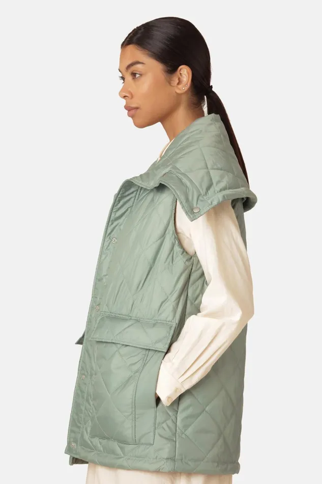 Ilse Jacobsen Padded Vest 8211 Bleached Women Jackets And Coats Ilse Jacobsen Padded Vest 8211 Bleached Women Jackets And Coats