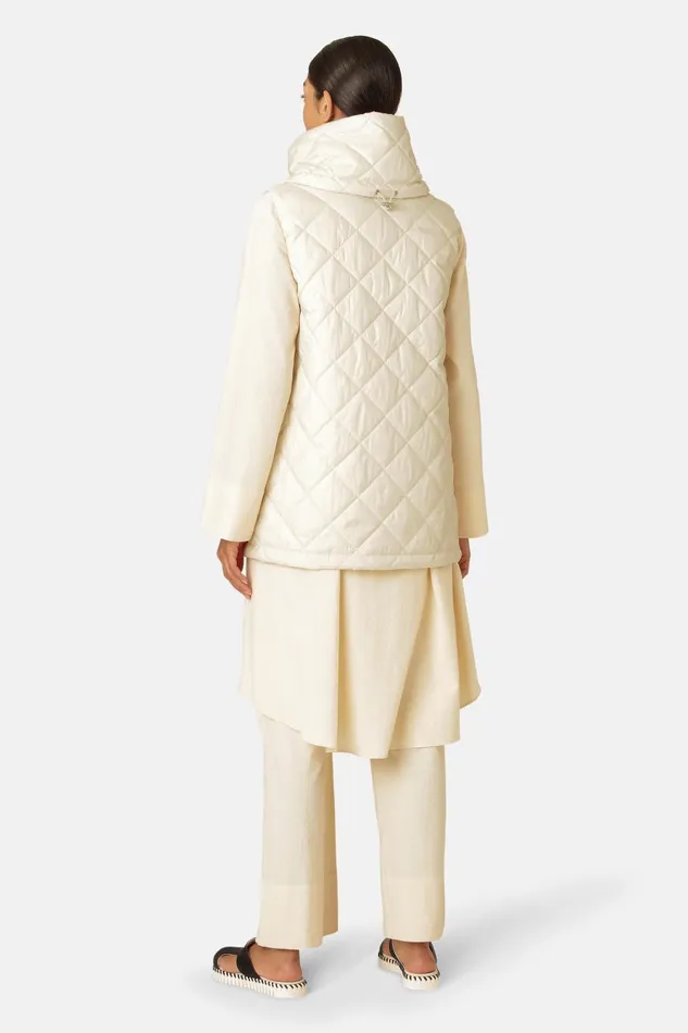 Ilse Jacobsen Padded Vest 8211 Whitecap Women Jackets And Coats