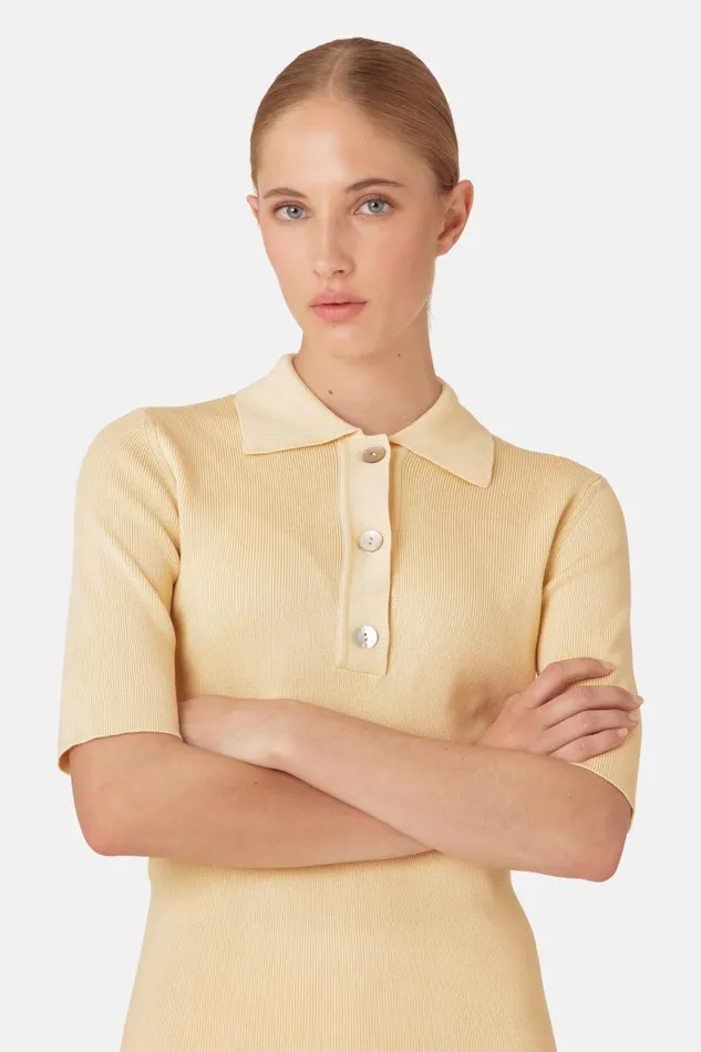 Ilse Jacobsen Polo 8211 Double Cream Women Clothing Ilse Jacobsen Polo 8211 Double Cream Women Clothing