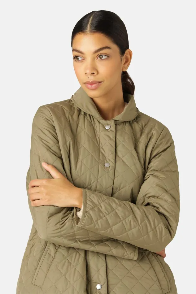 Ilse Jacobsen Quilt Coat 8211 Sage Women Jackets And Coats Ilse Jacobsen Quilt Coat 8211 Sage Women Jackets And Coats