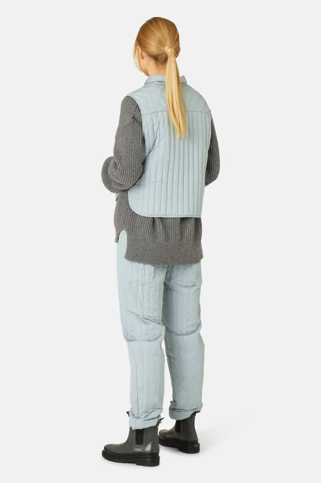 Ilse Jacobsen Quilt Vest 8211 Pale Petroleum Women Jackets And Coats Ilse Jacobsen Quilt Vest 8211 Pale Petroleum Women Jackets And Coats
