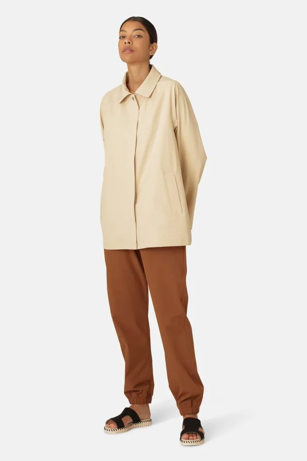 Ilse Jacobsen Rain Jacket 8211 Beige Women Raincoats