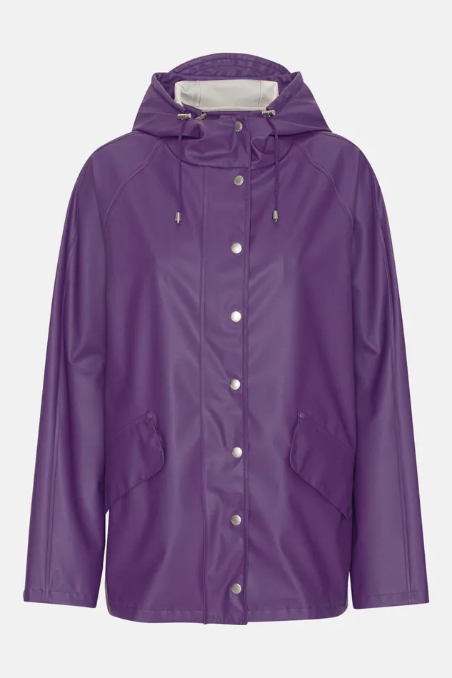 Ilse Jacobsen Rain Jacket 8211 Purple Rain Women Raincoats