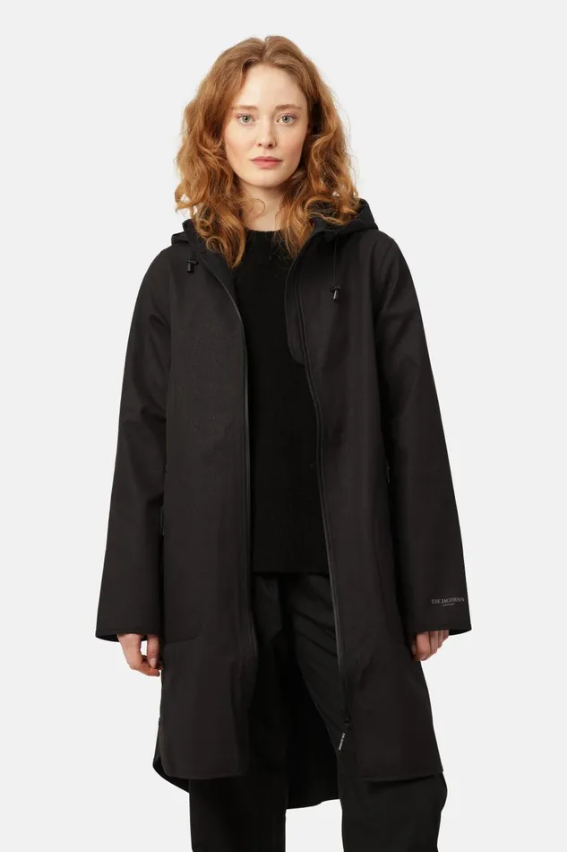 Ilse Jacobsen Raincoat 8211 Black Women Raincoats