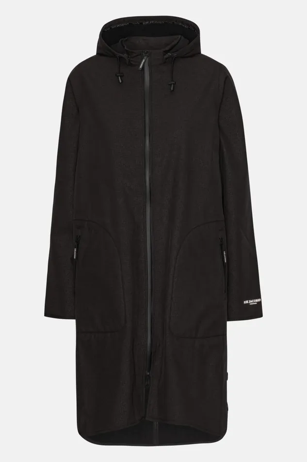 Ilse Jacobsen Raincoat 8211 Black Women Raincoats