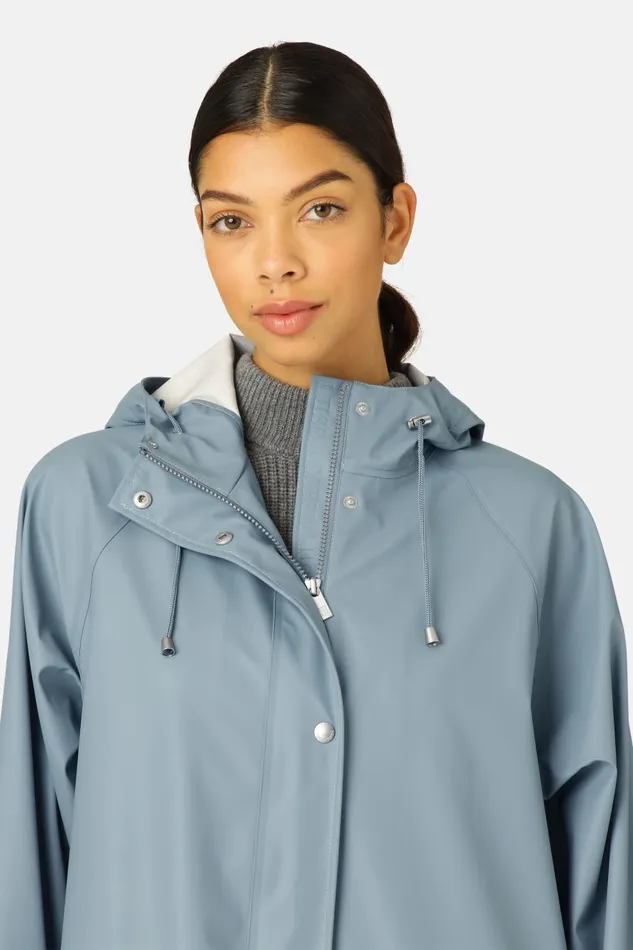 Ilse Jacobsen Raincoat 8211 Blue Cloud Women Raincoats Ilse Jacobsen Raincoat 8211 Blue Cloud Women Raincoats