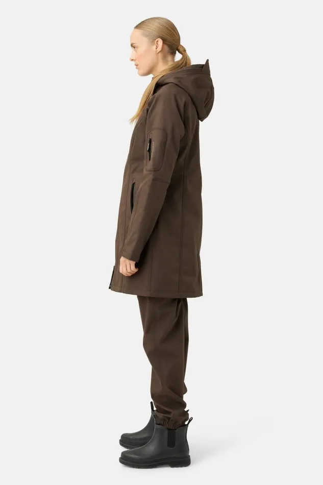 Ilse Jacobsen Raincoat 8211 Chocolate Brown Women Raincoats