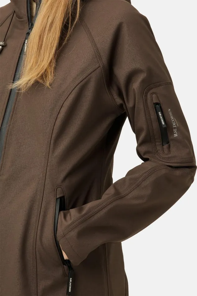 Ilse Jacobsen Raincoat 8211 Chocolate Brown Women Raincoats