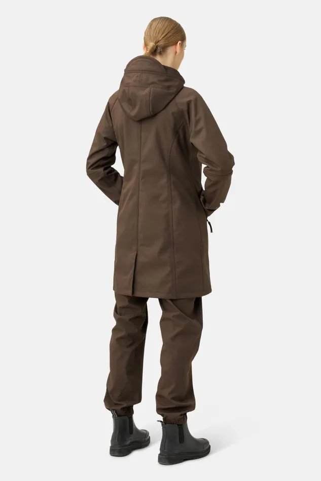 Ilse Jacobsen Raincoat 8211 Chocolate Brown Women Raincoats