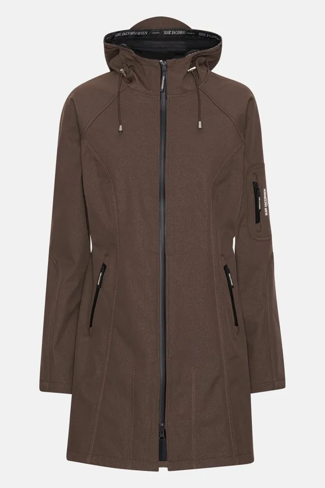 Ilse Jacobsen Raincoat 8211 Chocolate Brown Women Raincoats