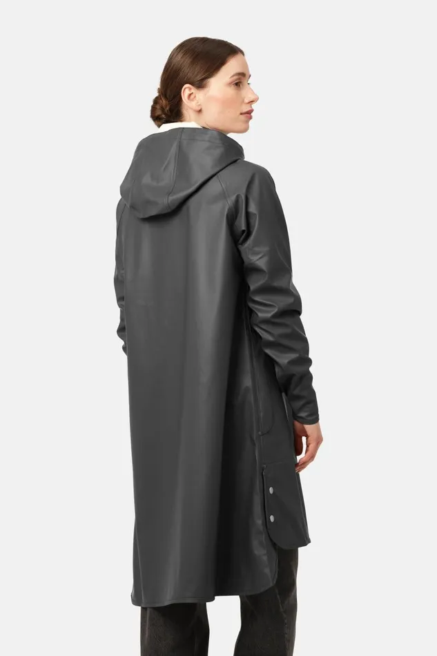 Ilse Jacobsen Raincoat 8211 Dark Shadow Women Raincoats