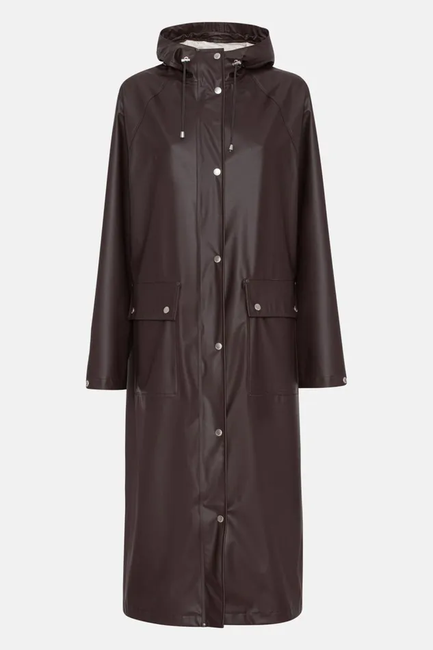 Ilse Jacobsen Raincoat 8211 Ganache Women Raincoats Ilse Jacobsen Raincoat 8211 Ganache Women Raincoats