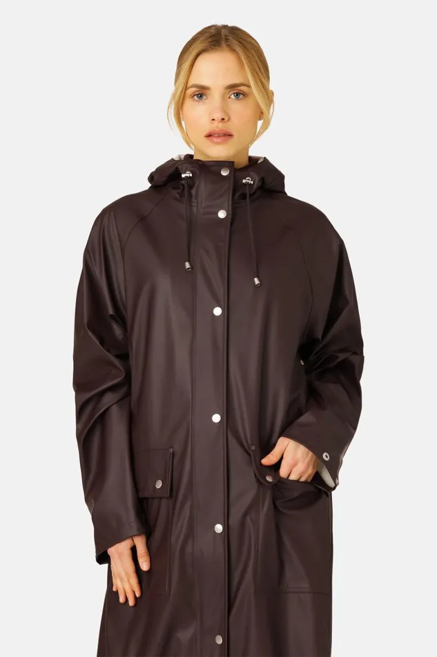Ilse Jacobsen Raincoat 8211 Ganache Women Raincoats Ilse Jacobsen Raincoat 8211 Ganache Women Raincoats
