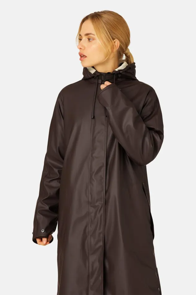 Ilse Jacobsen Raincoat 8211 Ganache Women Raincoats Ilse Jacobsen Raincoat 8211 Ganache Women Raincoats