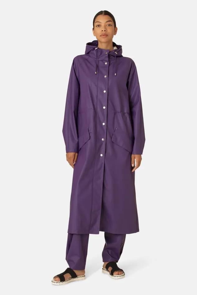 Ilse Jacobsen Raincoat 8211 Purple Rain Women Raincoats
