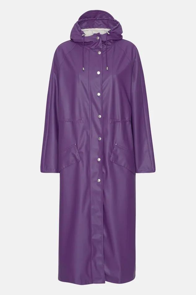 Ilse Jacobsen Raincoat 8211 Purple Rain Women Raincoats