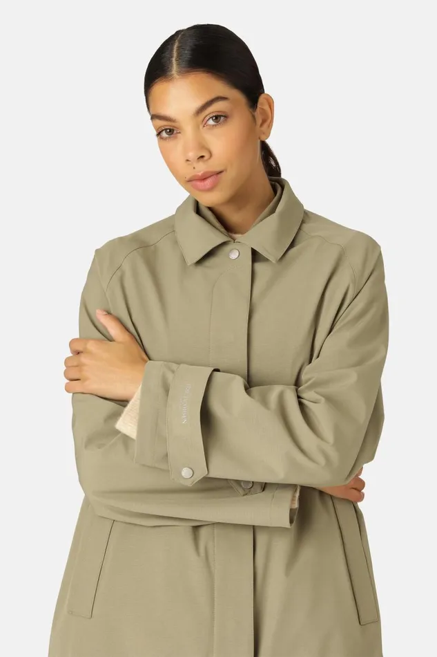 Ilse Jacobsen Raincoat 8211 Sage Women Raincoats