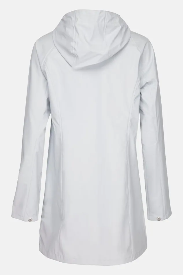 Ilse Jacobsen Raincoat 8211 White Blue Women Raincoats