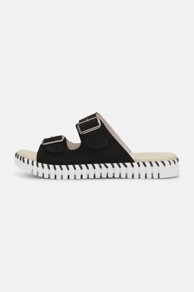 Ilse Jacobsen Sandals 8211 Black Women Tulip Flats Ilse Jacobsen Sandals 8211 Black Women Tulip Flats