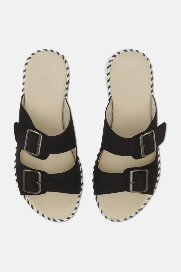 Ilse Jacobsen Sandals 8211 Black Women Tulip Flats Ilse Jacobsen Sandals 8211 Black Women Tulip Flats