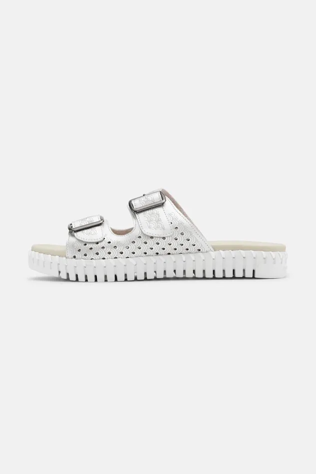 Ilse Jacobsen Sandals 8211 Silver Women Tulip Flats Ilse Jacobsen Sandals 8211 Silver Women Tulip Flats