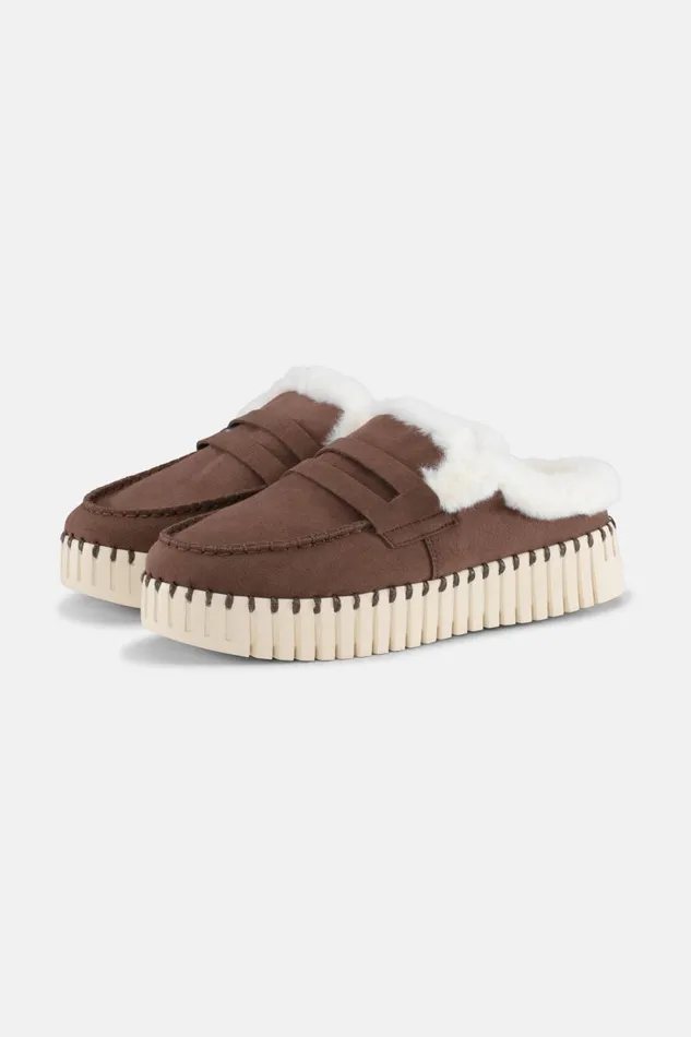 Ilse Jacobsen Slippers 8211 Chocolate Women Tulip Flats