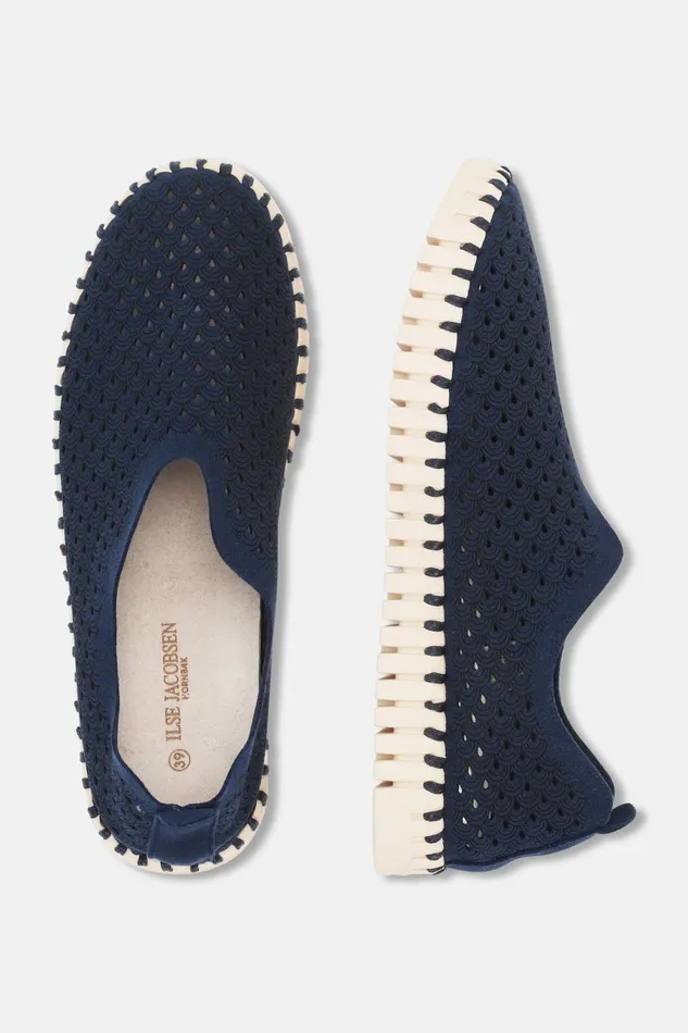 Ilse Jacobsen Tulip SlipIn 8211 Dark Indigo Women Tulip Flats Ilse Jacobsen Tulip SlipIn 8211 Dark Indigo Women Tulip Flats
