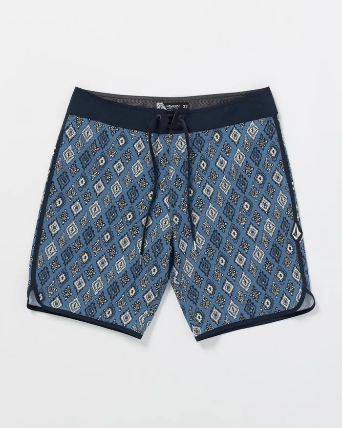 Inherent Scallop ModTech Trunks 8211 Blueberry Mens Volcom Boardshorts and Trunks Inherent Scallop ModTech Trunks 8211 Blueberry Mens Volcom Boardshorts and Trunks