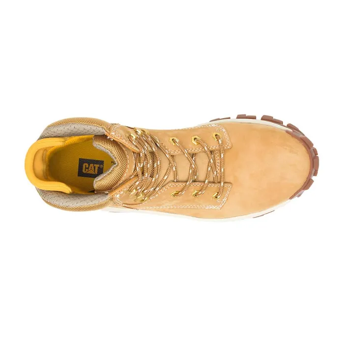 Invader Hi Steel Toe Work Boot Honey Reset Men Cat Footwear Boots