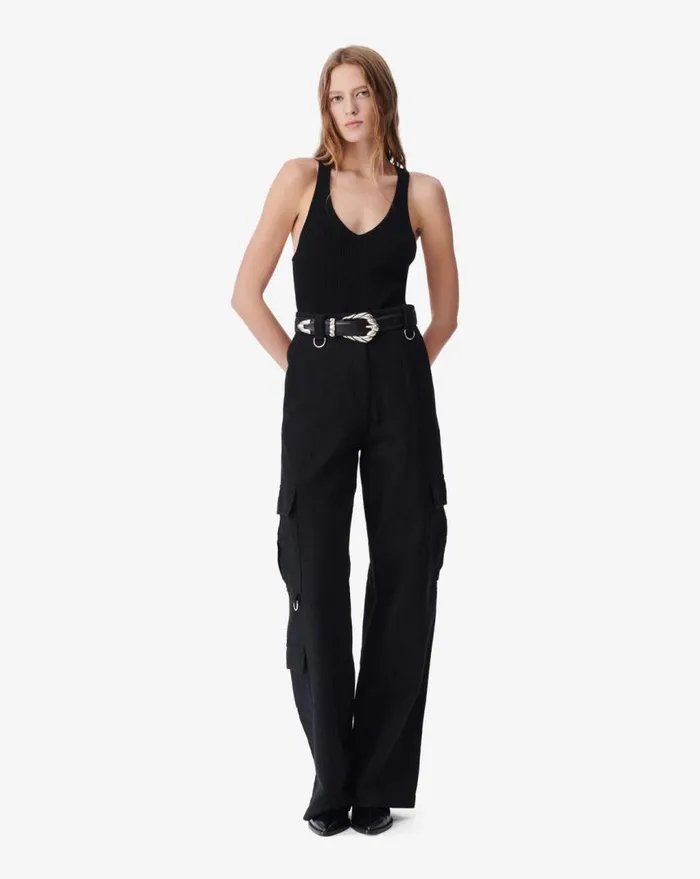 IRO ARONI CARGO PANTS Black Women Trousers