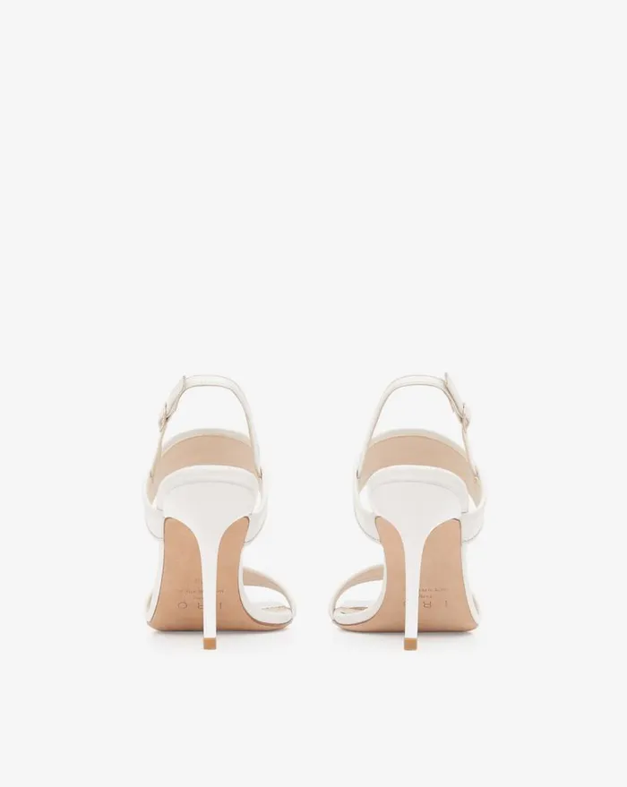IRO CHLORITE HEELED SANDALS Blacksilver Women Sandals