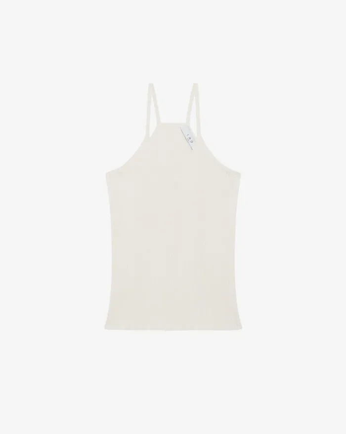 IRO COBY VNECK KNIT TANK TOP Mastic Women Knits