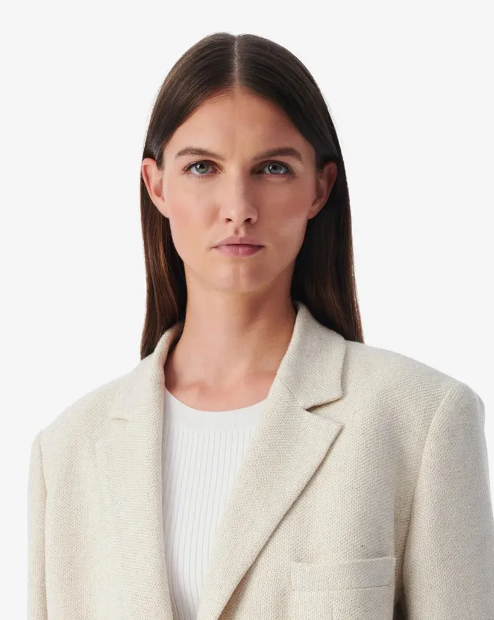 IRO GARAZI OVERSIZED SUIT JACKET Beige Women Jackets and Coats
