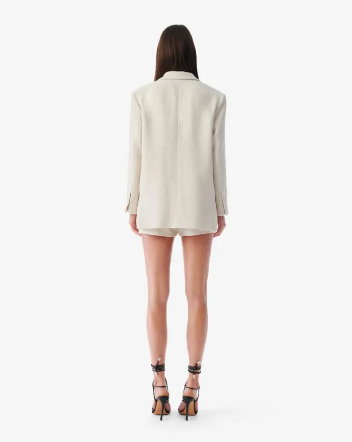 IRO GARAZI OVERSIZED SUIT JACKET Beige Women Jackets and Coats