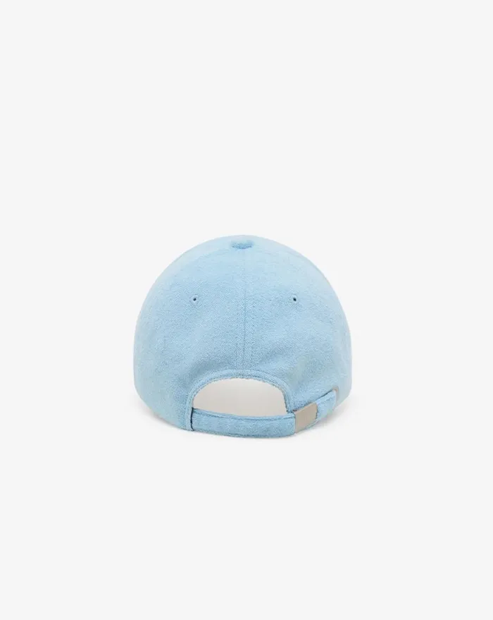 IRO GREB SPONGE EMBROIDERED CAP Crystal Blue Women Hats