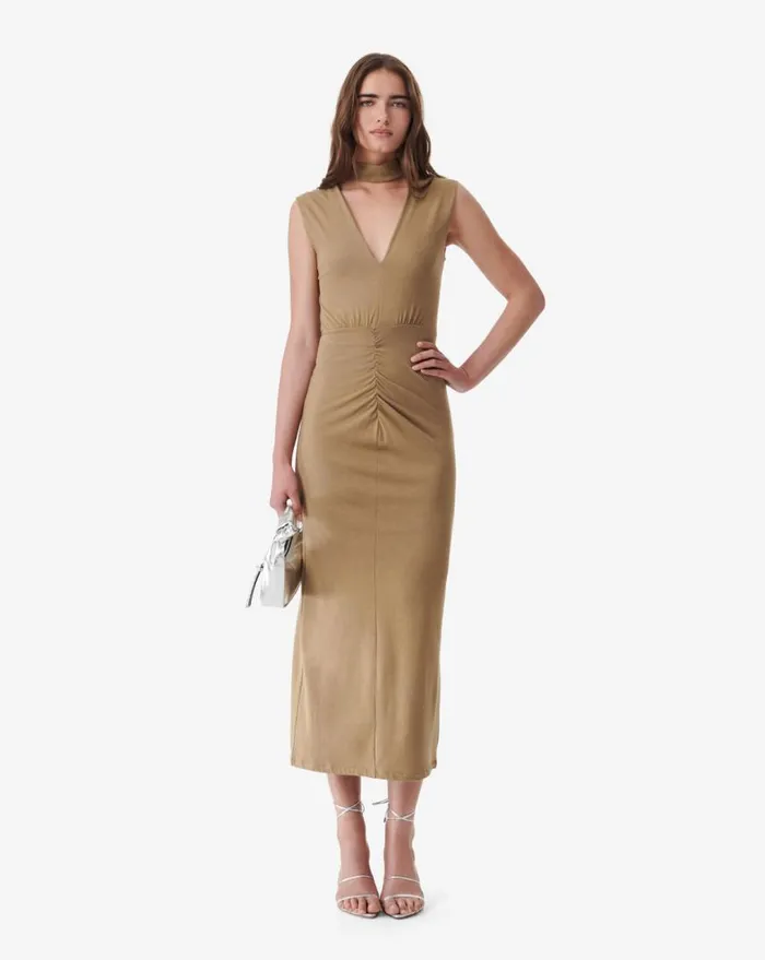 IRO JUSTINE LONG DRESS Black Women Dresses